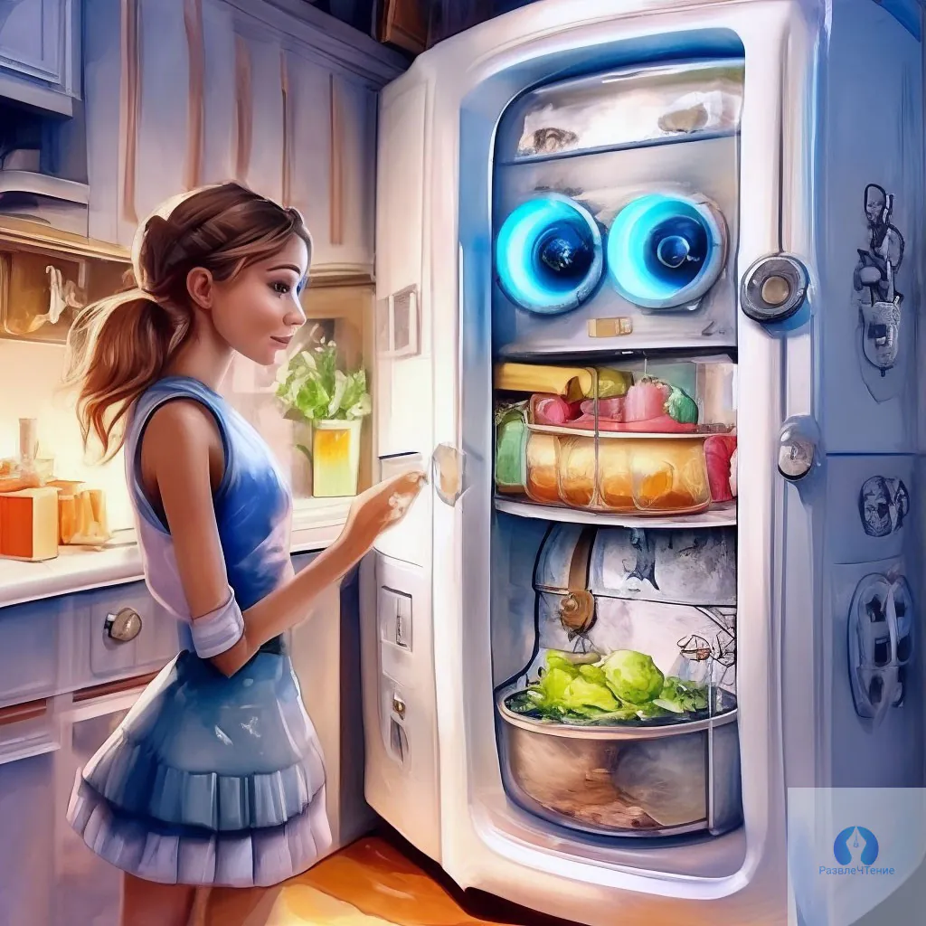  Кристина, подружилась с холодильником с искусственным интеллектом. Сначала их дружба была безоблачной, но со временем холодильник стал проявлять все больше навязчивости, вторгаясь в личную жизнь Кристины.